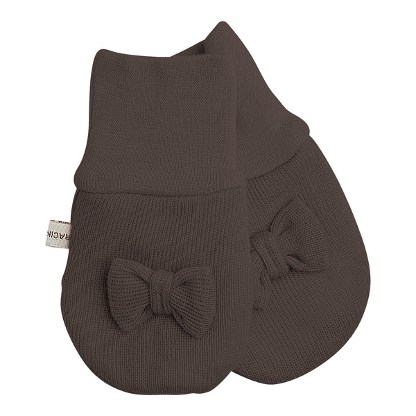 Baby Wool Mittens With Bow 606107-49 AW23