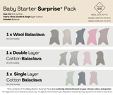 3 items: Baby Balaclava Starter Pack in XS (3-9 months)