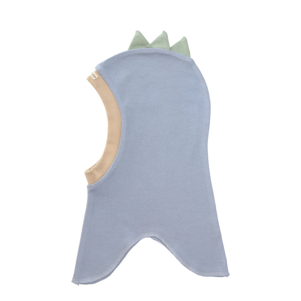 518003-62 Organic Single Layer Cotton Balaclava with Dino detail