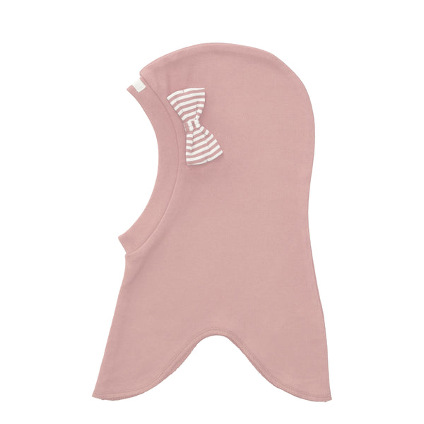 505603-81 Single Layer Balaclava Round with Striped Bow