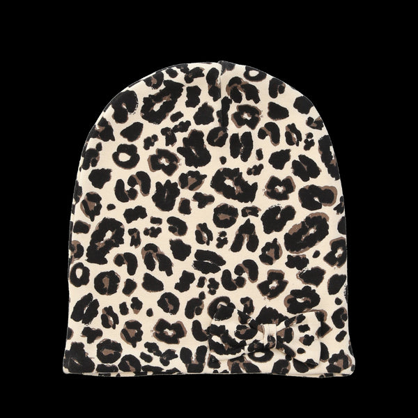 505055-Leo Windproof cotton beanie with bow