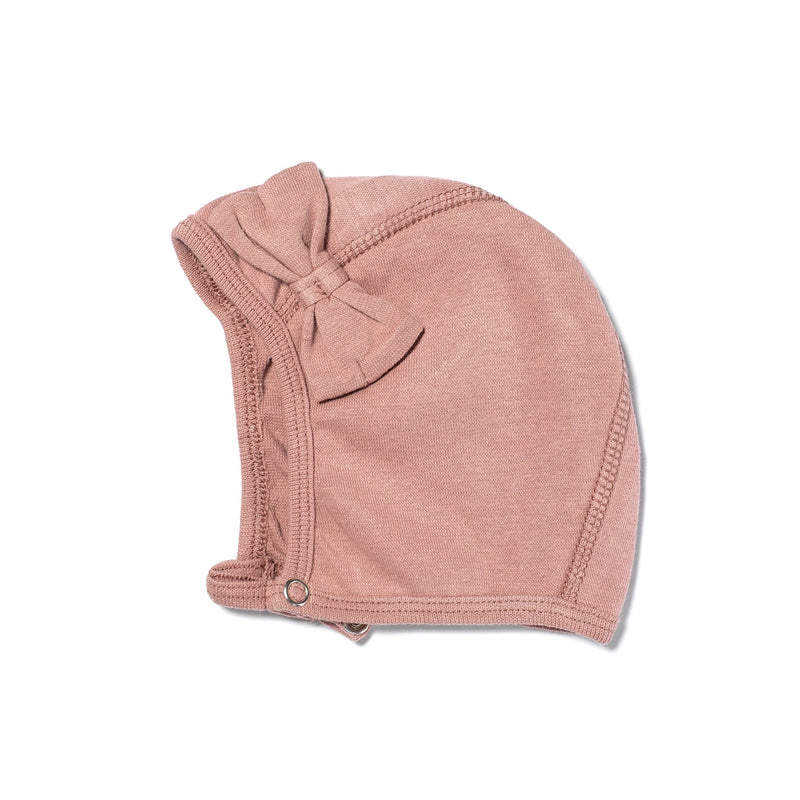 Organic Cotton Baby Helmet With Bow 505016-81 AW23