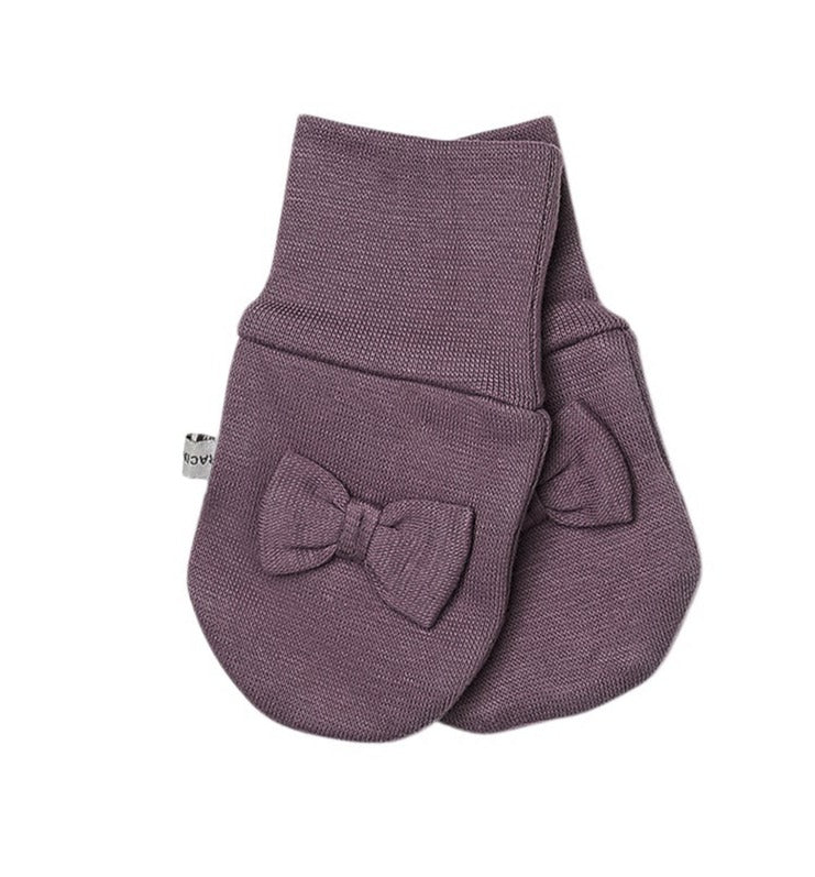 Organic windproof baby cotton mittens with bow 505107-79 SS23